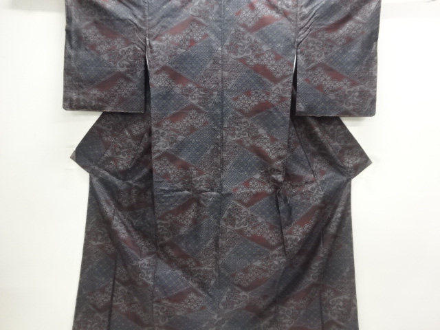 Japanese Kimono / Tsumugi Omeshi Silk